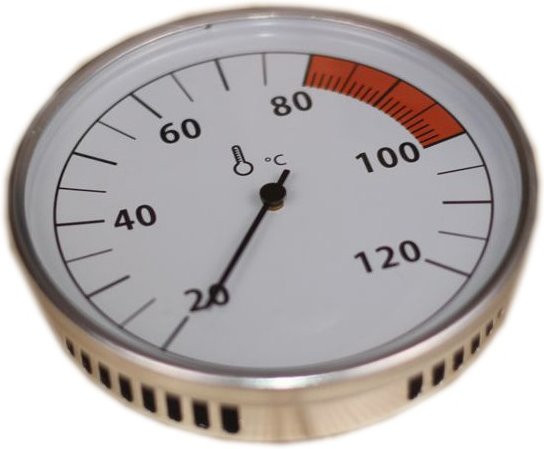 Karibu Sauna Thermometer Classic in Weiss - Bild 2