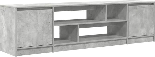 vidaXL TV-Schrank aus Holzwerkstoff in Betongrau, B/T/H: 188,5 x 41 x 50 cm - Bild 1