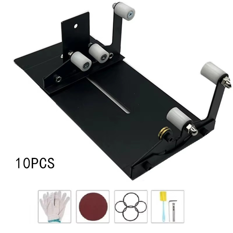Glasflaschenschneider Set in Schwarz aus Metall für DIY-Projekte mit runden und quadratischen Flaschen - Bild 2