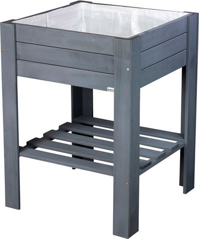 WAGNER SYSTEM Hochbeet aus Holz in Grau - Bild 1