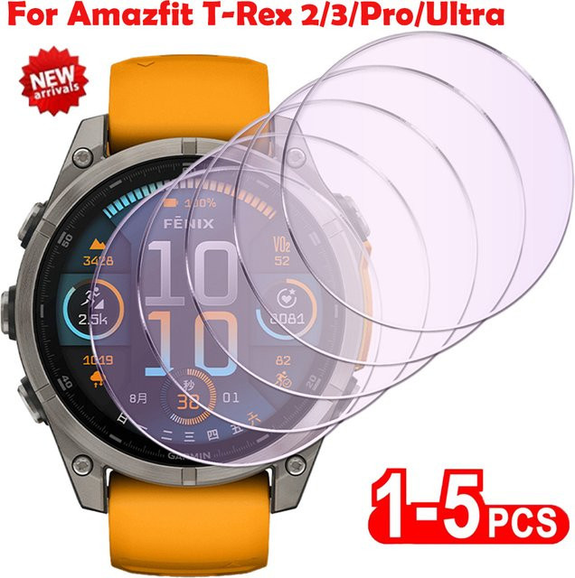 Geekthink Displayschutzfolie Amazfit T-rex 3, Schwarz, Unisex - Bild 1
