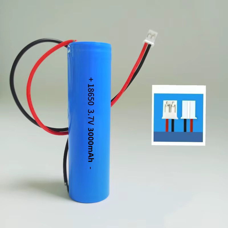 Roza Cinnie Lithium-Ionen-Akku 18650 mit PH2.0-Stecker und Leiterplatte, 3,7 V, 3000 mAh, Blau - Bild 4