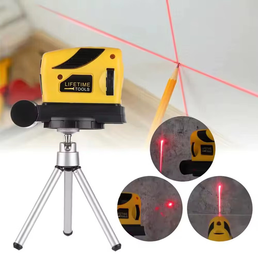 Ninth World Infrarot-Laser-Nivelliergerät mit Schneidstrahl, 360 Grad einstellbar für horizontale und vertikale Kreuzlinien, manuelles Messwerkzeug - Bild 2