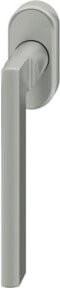 FSB Fenstergriff ovale Rosette in Edelstahl Silber mit 7mm Stift, 10mm Nocken und einem Stiftüberstand von 24-38mm - Bild 1