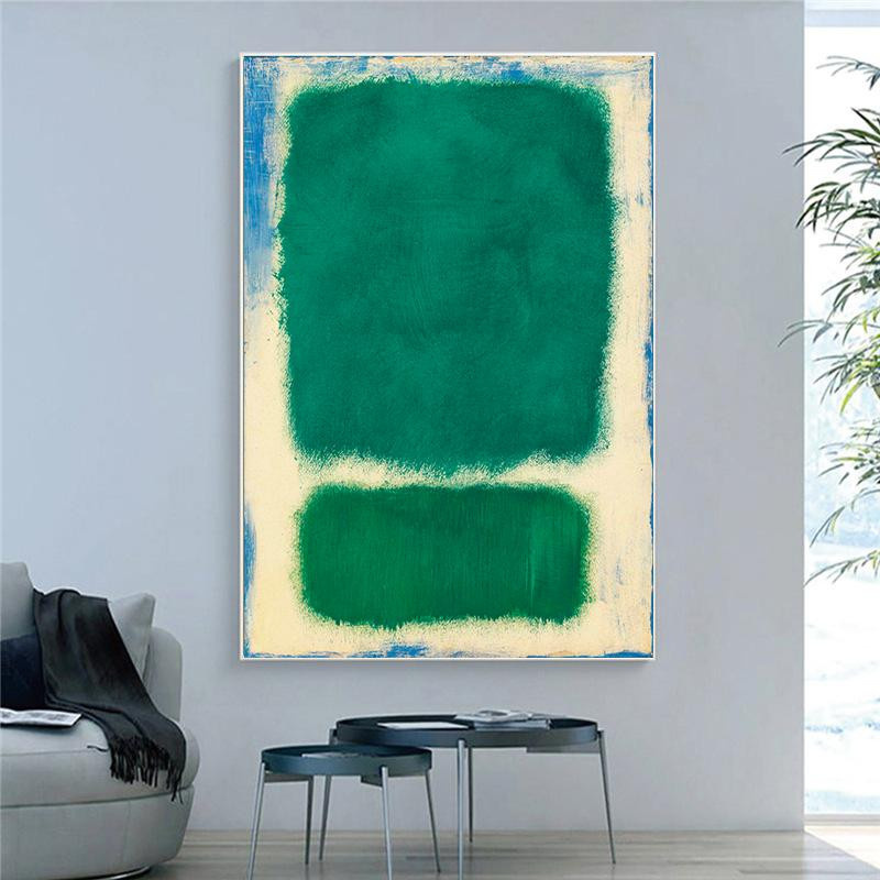 Abstrakte Leinwandmalerei Mark Rothko Spray-Hologramm-Kunst von Edelweiss Art Poster Studio, ungerahmt, Breite: 60 cm, Höhe: 80 cm - Bild 3