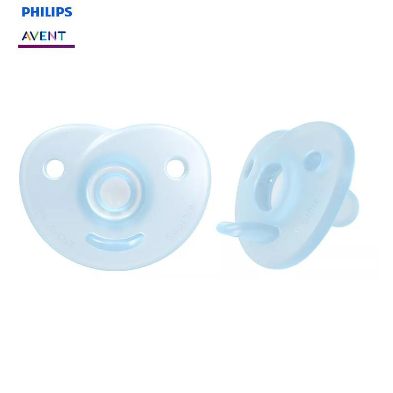 Philips Avent Soothie Schnuller aus Vollsilikon für Neugeborene 0-6 Monate in Rosa - Bild 2
