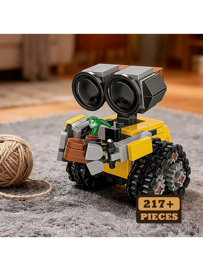 Disney Wall-e Mini Roboter, Bausteine-Set, 200 Teile, Weltraum - Bild 3