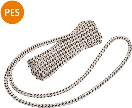 CONACORD Festmacher Seil Kunststoffbeschichtet, Weiß, Durchmesser: 10 mm, Länge: 6 m - Bild 1