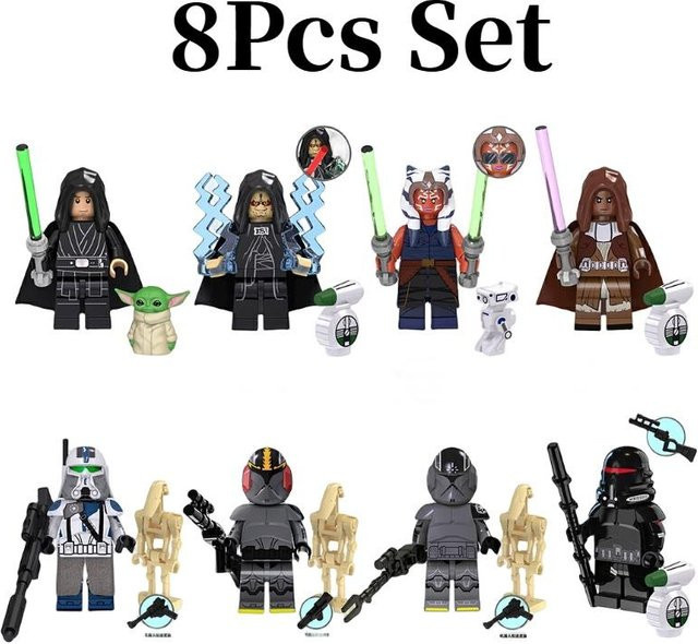NovaGlade Star Wars Luke Skywalker Palpatine Legion Command Bausteine Figur Maske Set - Bild 1