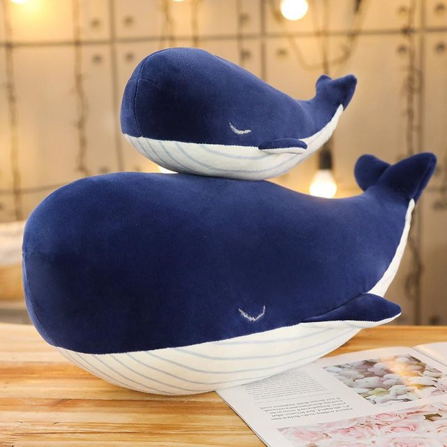 Kidsly Großer Blauwal Plüschtier, Meerestiere, blau, 85cm - Bild 1