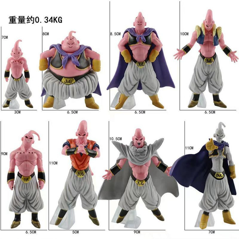 Fashnics Dragon Ball Z Majin Buu Actionfiguren 8-teiliges Set - Bild 3