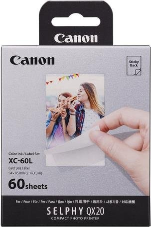 Canon SELPHY XC-60L Bulk Set Farbbandkassetten- und Papier-Kit in Cyan, Magenta und Gelb - Bild 1