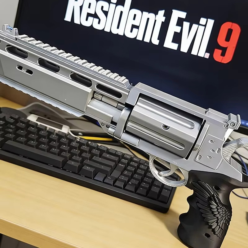 Bandai Resident Evil Leon Revolver Figur, Spiel-Zubehör, Grau - Bild 3