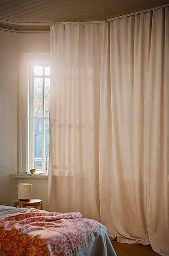Jotex ELSIE Verdunkelungsvorhang aus Samt, extra breit, Höhe: 275 cm - Bild 1
