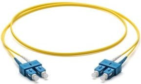 Corning LWL-Patchkabel SC/SC OS2 9/125 in Gelb, Länge: 1 m - Bild 1