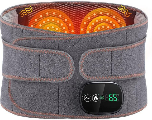 Elektrisches Massagegerät für die Taille von Binchi Health Technology mit Heizfunktion und Vibration in Orange - Bild 1