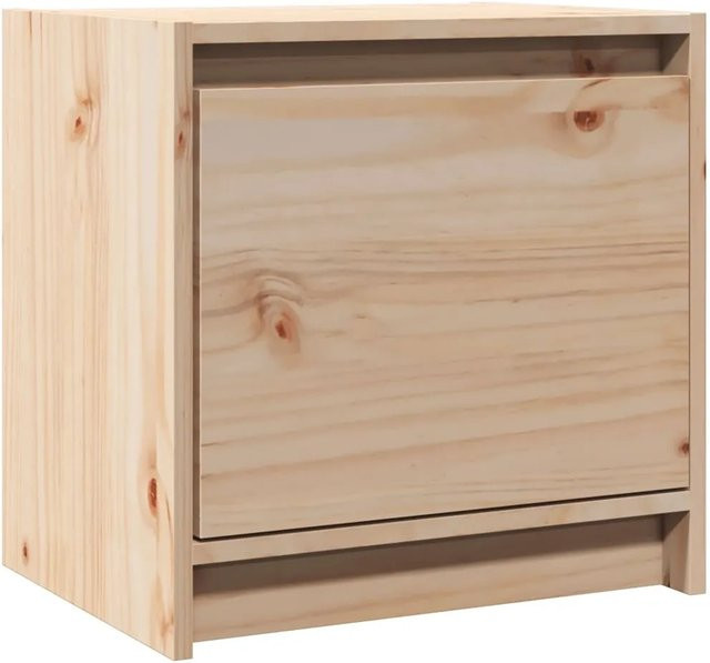 vidaXL Nachttisch aus Kiefer-Massivholz in Braun, B/T/H: 40 x 30,5 x 40 cm - Bild 1
