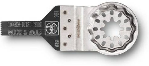 Fein E-Cut Long-Life Bimetall Sägeblatt für Holz und Kunststoff, Durchmesser: 10 mm, Farbe: Silber, 10 Stück - Bild 1