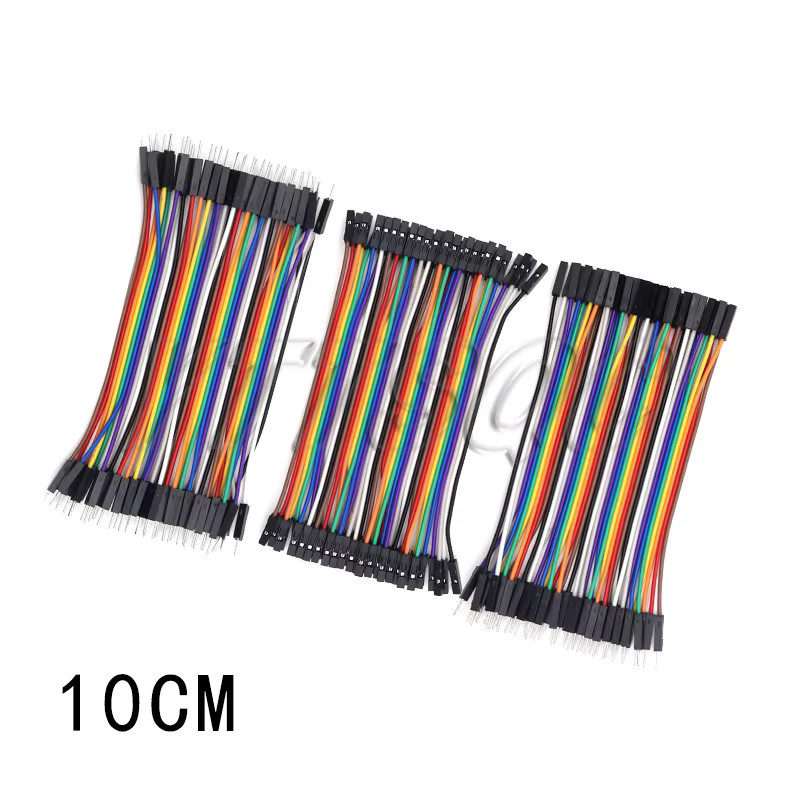 Dupont Jumper-Kabel Set für Arduino DIY-Kits in Multicolour mit Stecker auf Stecker, Buchse auf Stecker und Buchse auf Buchse (Längen: 10 cm, 20 cm, 30 cm) - Bild 2