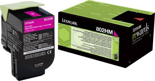 Lexmark Toner 802HM Magenta für Laserdrucker 80C2HM0 - Bild 2