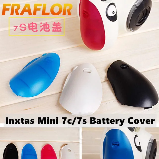 Fujifilm Ersatz-Batteriedeckel für Instax Mini 7s und Instax Mini 7c in Schwarz und Pink - Bild 1