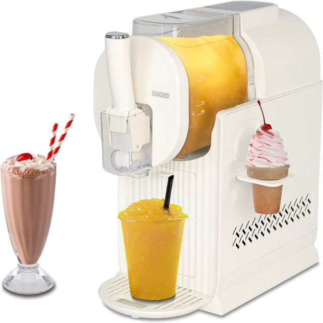 UNOLD Sofia 48960 2in1 Slush- und Softeismaschine in Cremefarben mit Kompressor-Kühlung, 1,5 Liter Füllmenge und 5 Programmen - Bild 1