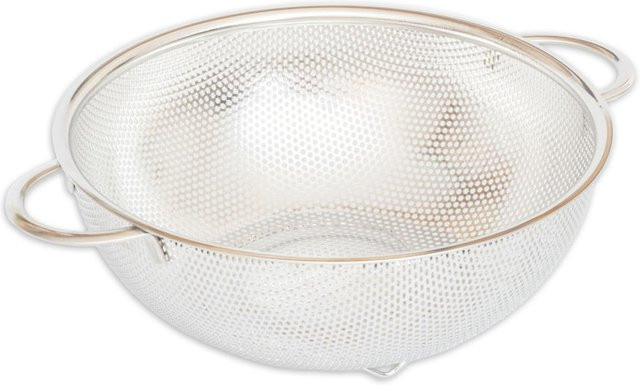 Grana Home Sieb Set aus Edelstahl in Silber, rund, Durchmesser: 22 cm, 2er Pack - Bild 1