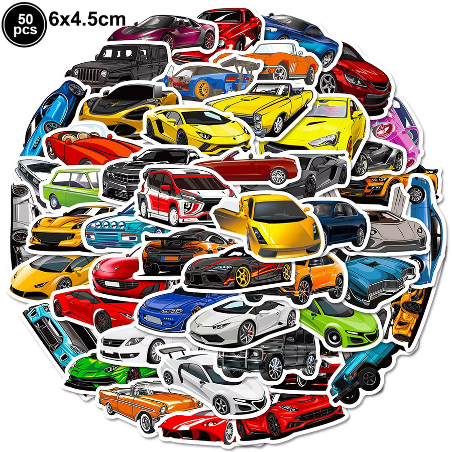 Rennwagen-Partygeschenke, Mini-Rennwagen, Schlüsselanhänger, Schlagarmband, Tattoo-Aufkleber, Strohhalme, Süßigkeitentüten, Füllstoffe, Rennwagen-Partyzubehör - Bild 2