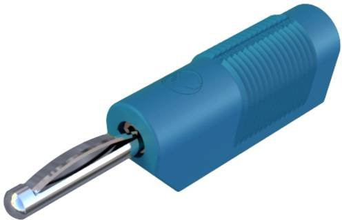 Hirschmann Test & Measurement VSB 20 Bananenstecker gerade Blau mit 4mm Stift-Durchmesser - Bild 1