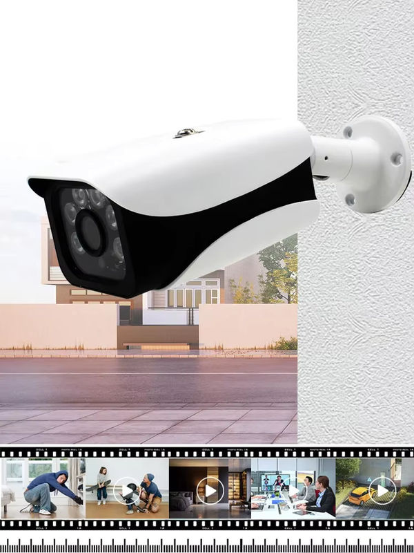 NINIVISION 5MP AHD Sicherheitskamera mit Gesichtserkennung und Personenerkennung, IP66 wasserdicht, Infrarot-Nachtsicht, Farbe: Weiß - Bild 4