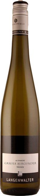Weingut Langenwalter Grauer Burgunder Weißwein, Pfalz, 2024, trocken, 0,75 l - Bild 1