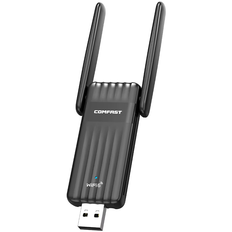 COMFAST WiFi 6 und Bluetooth 5.3 USB-A Netzwerkkarte, Dualband 2.4/5G Wireless Adapter in Schwarz - Bild 5