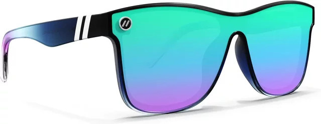 Blenders Millenia X2 Sonnenbrille, Unisex, Vollrand, Square, Black, Multicolour, Kunststoff - Bild 1
