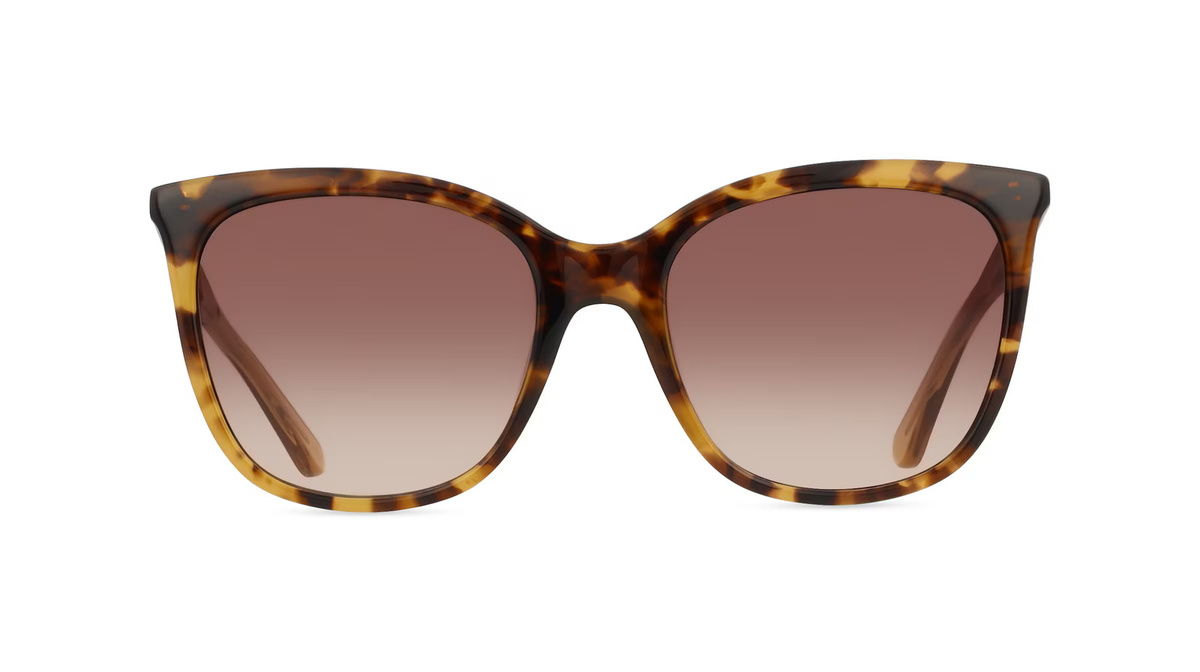 Calvin Klein CK23500S Sonnenbrille Butterfly, Vollrand, Kunststoff, braun, Unisex - Bild 1