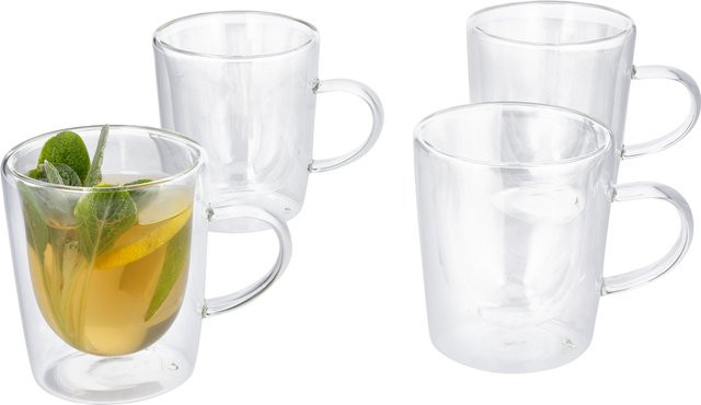 SILVERCREST Thermo-Teeglas 4er Set transparent - Bild 1