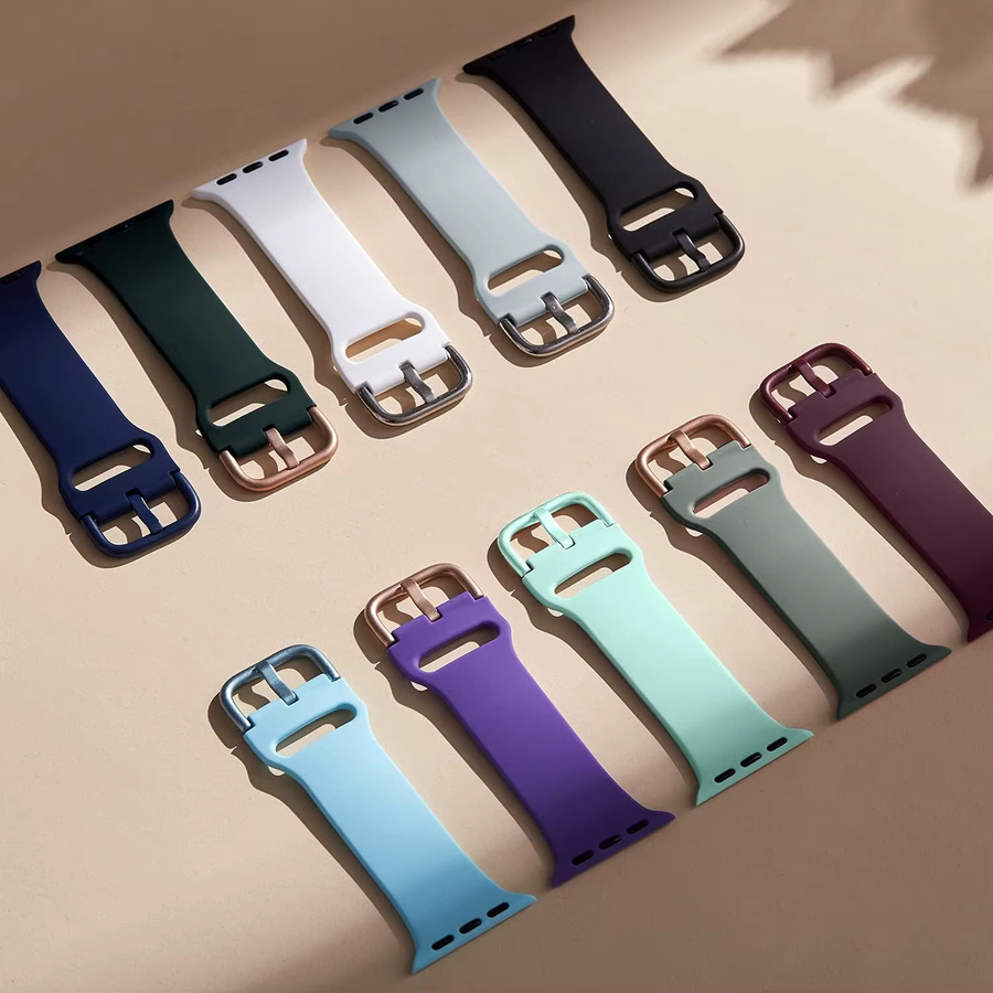 JBAILI Uhrenarmband Silikon, Unisex - Bild 1