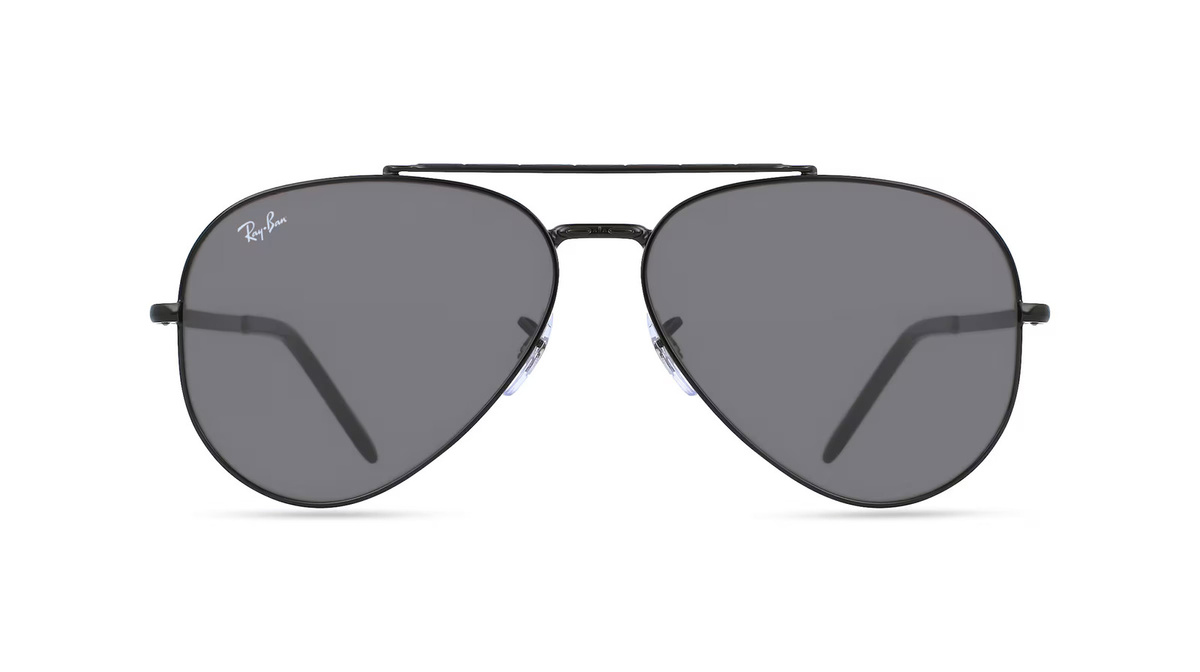 Ray-Ban RB 3625 Sonnenbrille Aviator, Vollrand, Metall, Unisex, schwarz, grau - Bild 1
