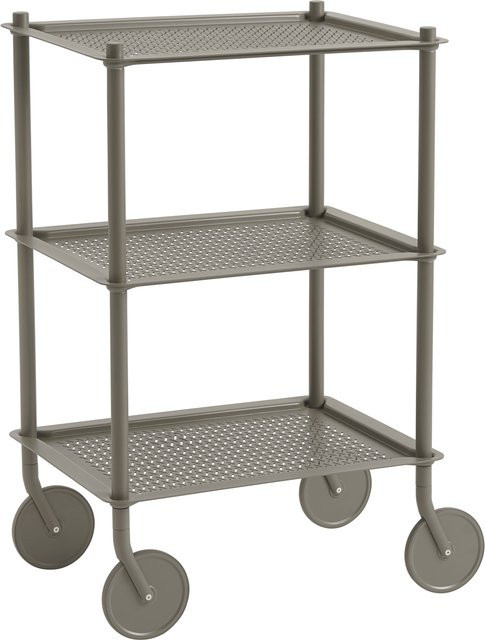 Muuto Flow Servierwagen modern aus Metall in Braun oder Grau matt - Bild 1