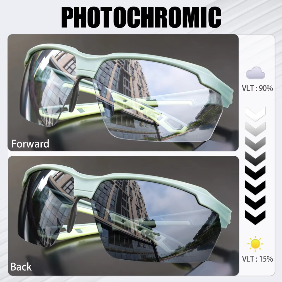 SCVCN Sportsonnenbrille Photochrome, Unisex, Kunststoff - Bild 3