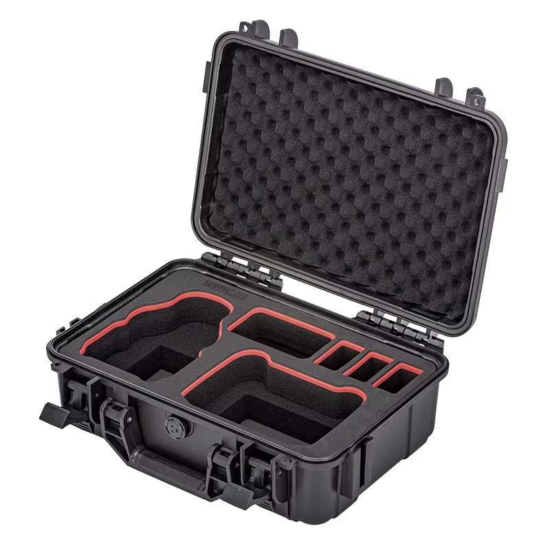 STARTRC Tragbarer Hartschalenkoffer für DJI LITO 1 Drohnenzubehör und RC-N3/N2/N1 Fernsteuerung, wasserdichte Aufbewahrungsbox mit Gürtel, Schwarz - Bild 1