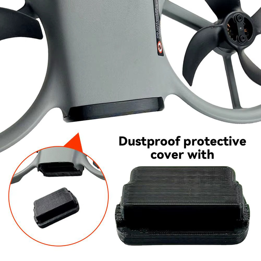 DJI Avata 360 Body Batterie-Schutzabdeckung in Schwarz, wasserdicht und staubdicht - Bild 2