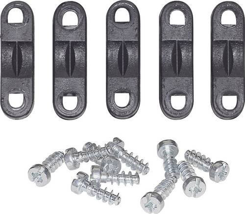 Merten Zubehör Halterung 510501 Schwarz 5er-Pack - Bild 1