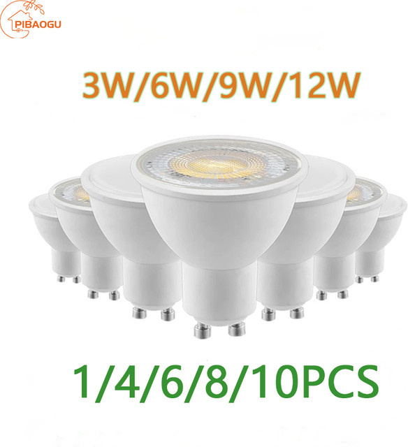 LED Spot Strahler GU10 mit Reflektor in Weiß, Kaltweiß, AC220V - Bild 1
