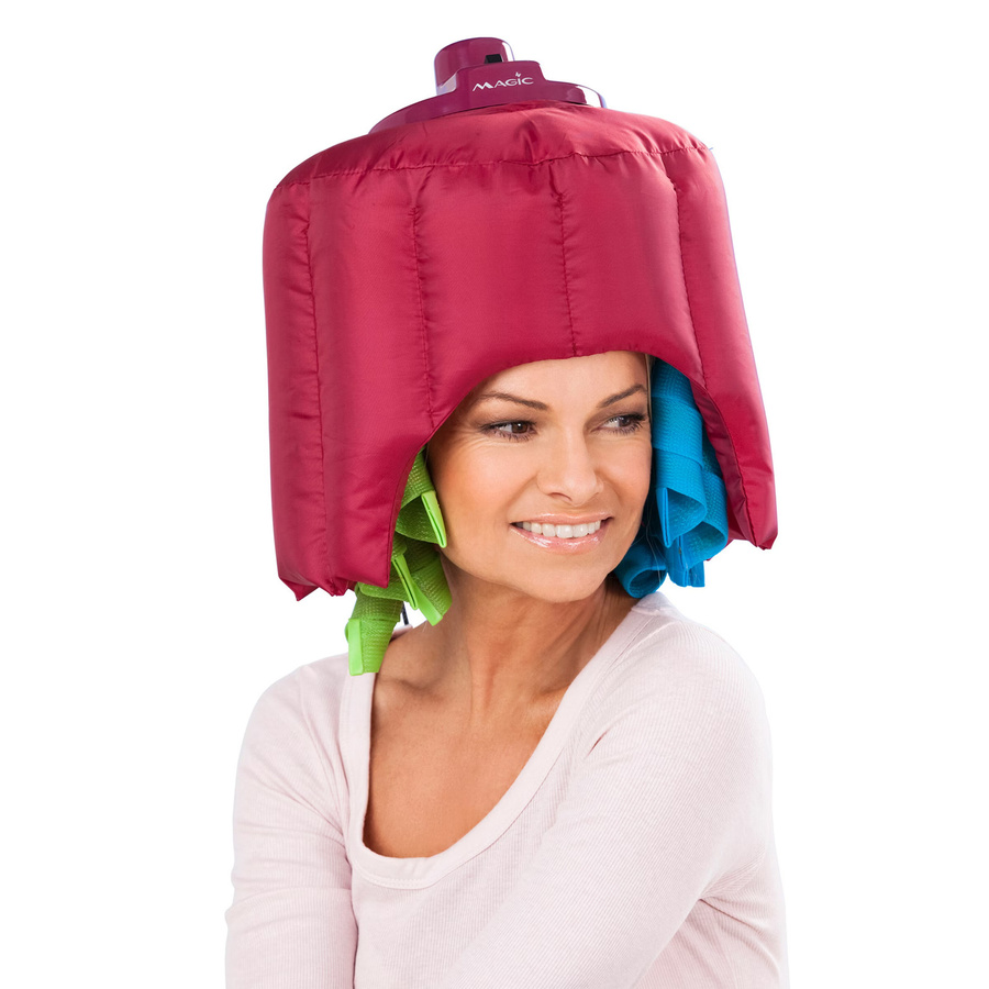 MODERNE HAUSFRAU Haartrockenhaube, Aubergine, Unisex - Bild 2