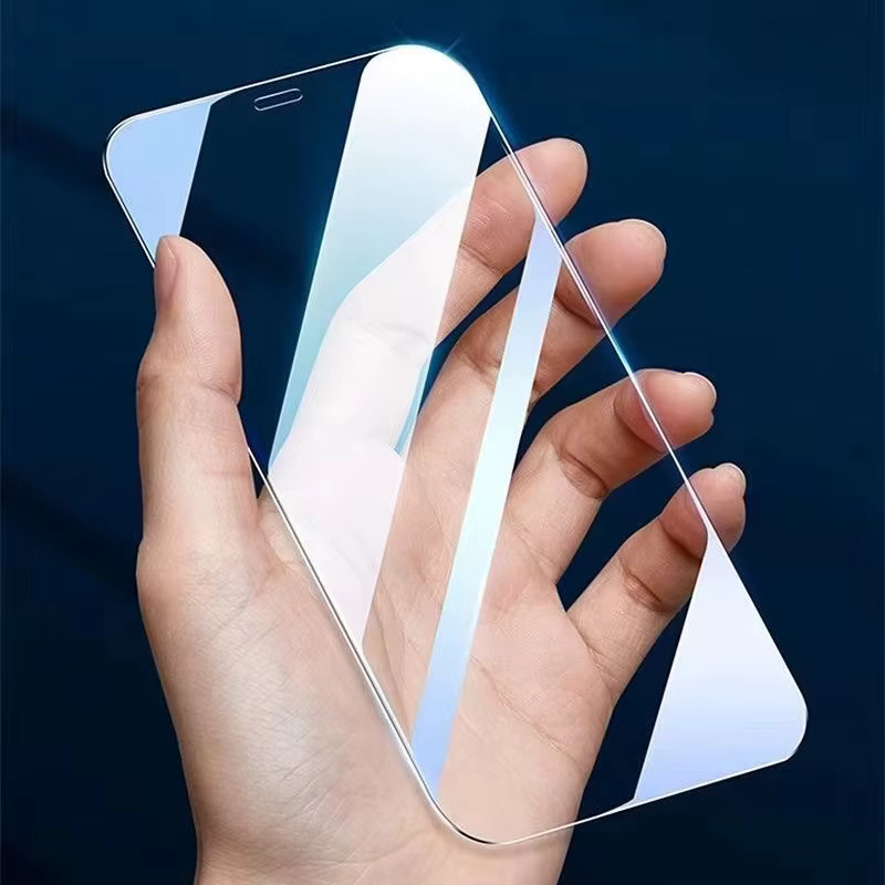 3er-Set gehärtetes Glas Display Schutzfolie für Apple iPhone 15 16 Pro Max 14 13 12 11 XS X XR 13 Mini in Transparent - Bild 2
