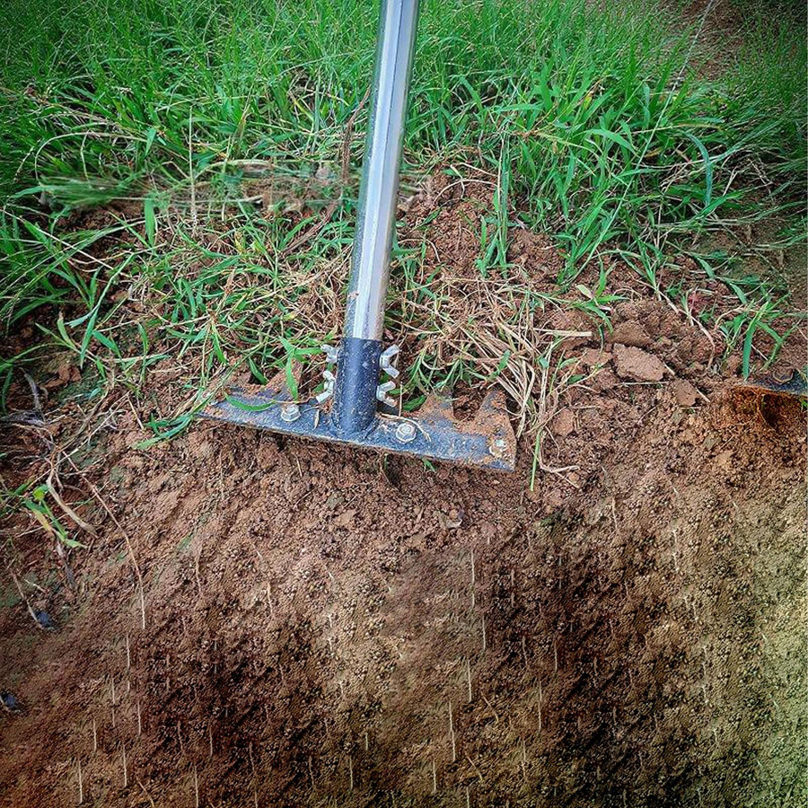 KONNWEI Gartenrechen aus robustem Metall mit Stiel zum Auflockern von Boden und Reinigen von Blumenbeeten - Bild 2
