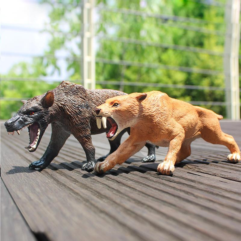 Yiran toy 1 Mammut und Säbelzahntiger Actionfiguren ab 3-6 Jahren - Bild 2