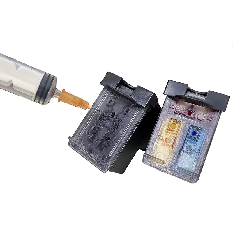 einkshop Nachfüllbare Tintenpatrone 302XL Multicolor kompatibel mit HP 302 Deskjet 1110 3639 3831 3630 und Envy 4650 4525 4527 - Bild 2