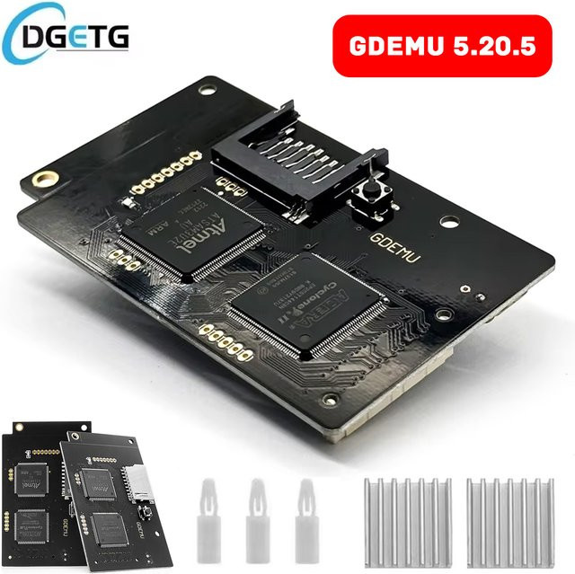 DGETG GDEMU 5.20.5 Optisches Laufwerk-Emulator-Board mit SD-Kartenleser für Sega Dreamcast DC VA1 in Schwarz - Bild 1