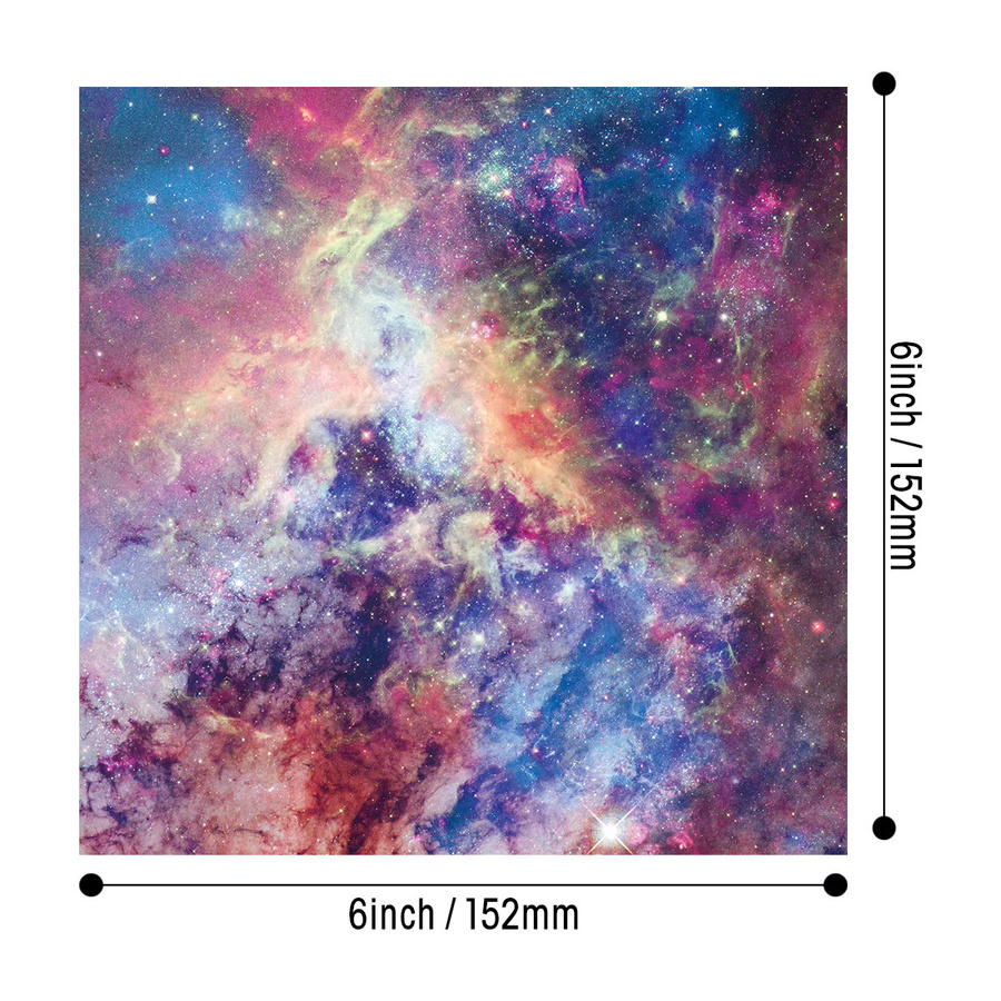 24 Stück Scrapbook-Papier mit Weltraum-Galaxie-Motiv in Multicolor für Bastelarbeiten und Dekoration - Bild 2